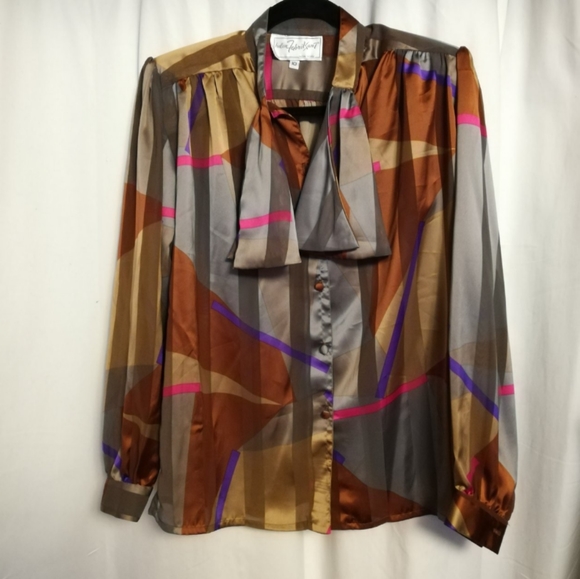 VTG secretary's blouse - Picture 2 of 8